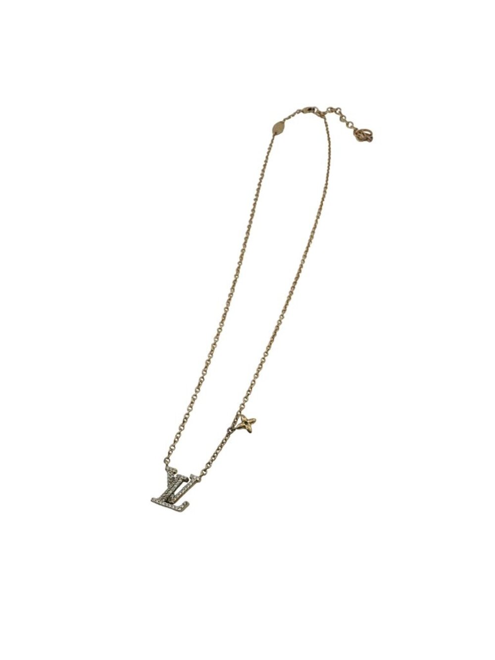 Louis Vuitton Collier LV Iconic Necklace Rhinestone Gold